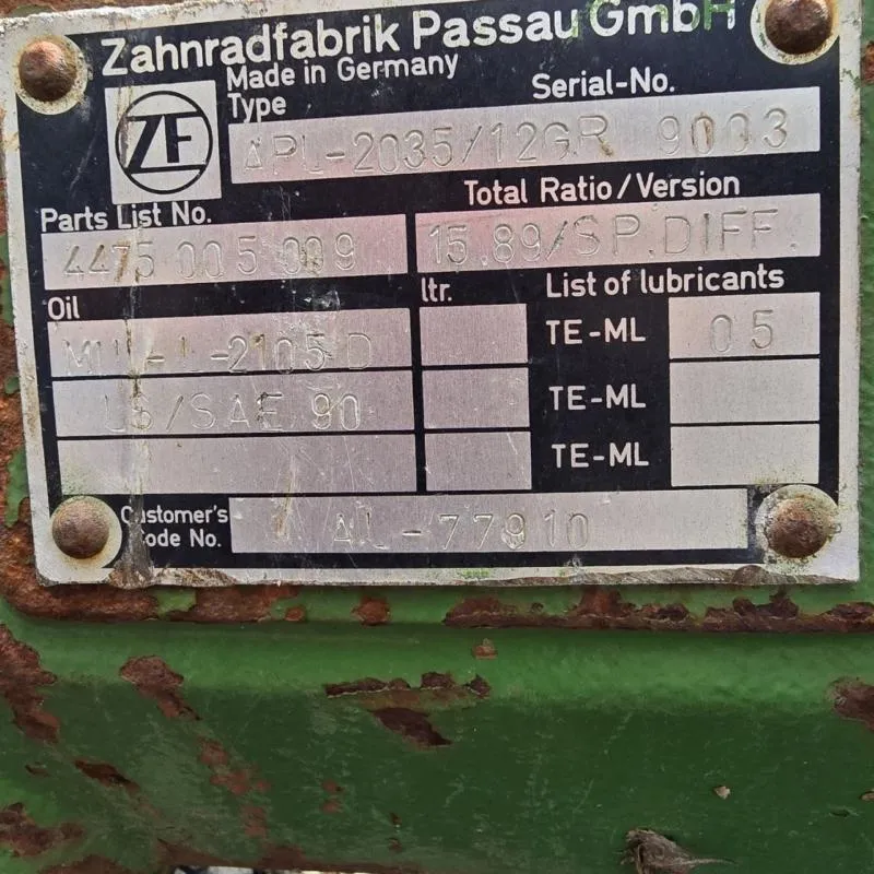 Мост John Deere 510D APL-2035/12GR ZF APL203512GR
